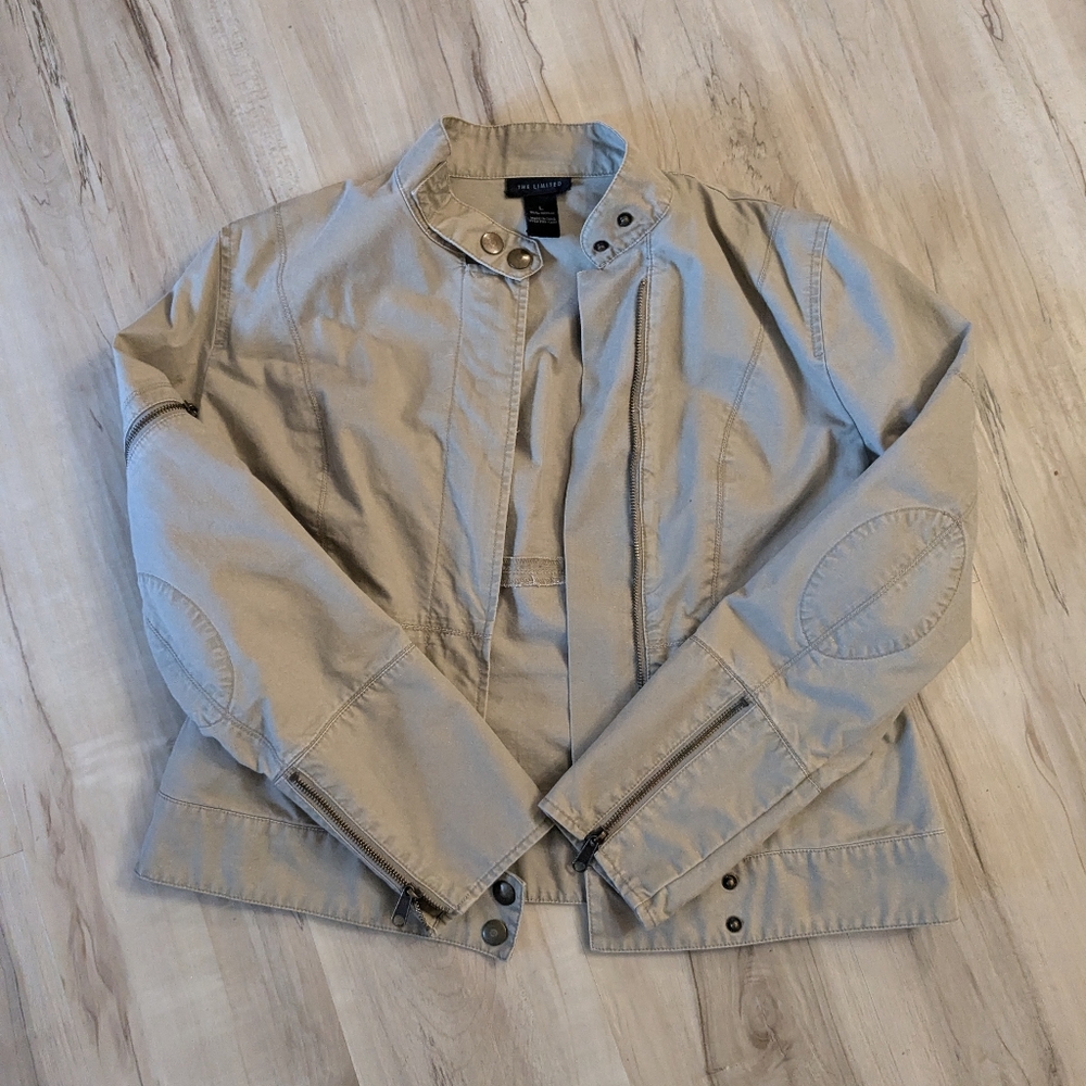 The Limited Light Tan Utility Jacket